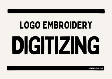Logo embroidery digitizing services softwares and formats